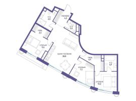 Новостройки, 3-комн., Москва