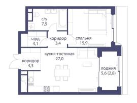Новостройки, 1-комн., Москва