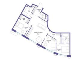 Новостройки, 3-комн., Москва